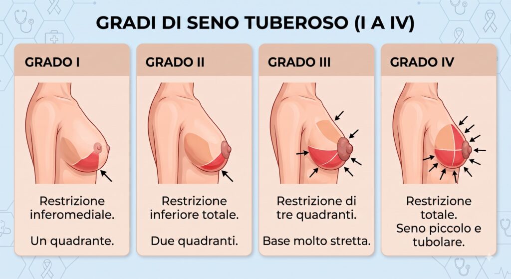 Gradi del seno tuberoso