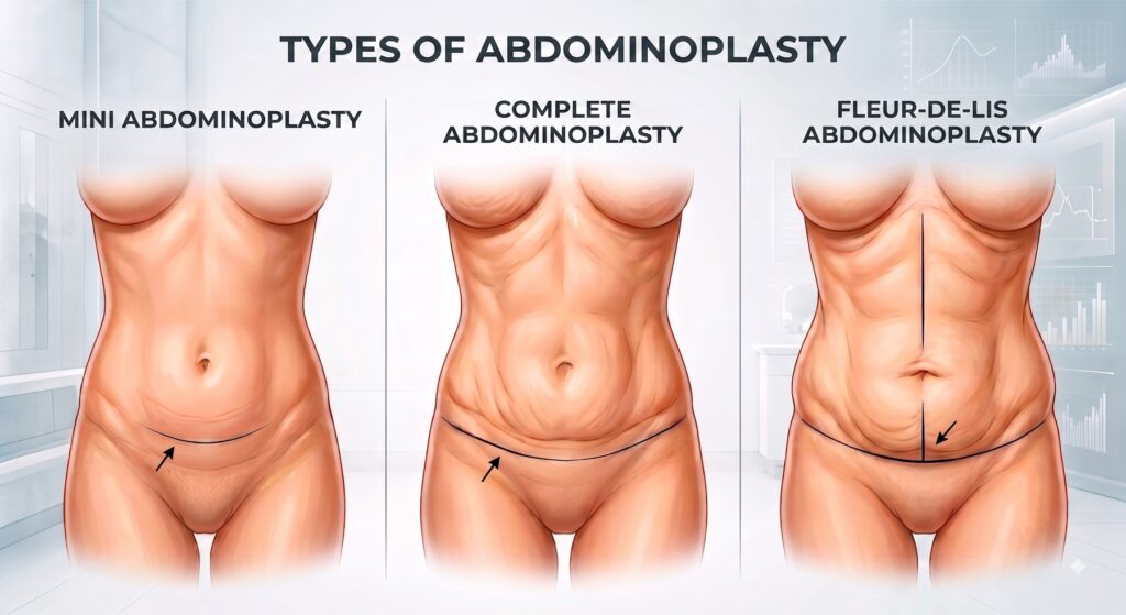 Types of abdominoplasty